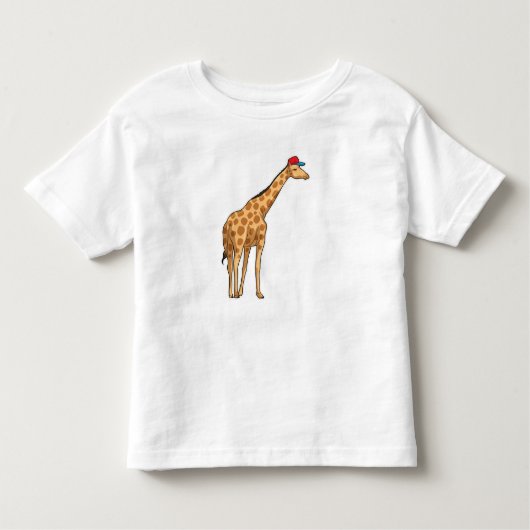 Giraffe Cap Kleinkind T-shirt (Vorderseite)