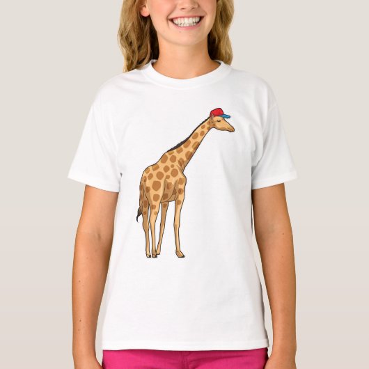 Giraffe Cap T-Shirt (Vorderseite)