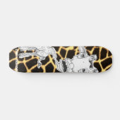 Giraffe, Carly Renee Skateboard (Horizontal)