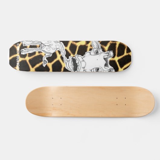 Giraffe, Carly Renee Skateboard (Horizontal)