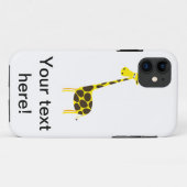 Giraffe Cartoon Case-Mate iPhone Hülle (Rückseite (Horizontal))