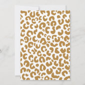 Giraffe-Cartoon-Safari Einladung (Rückseite)