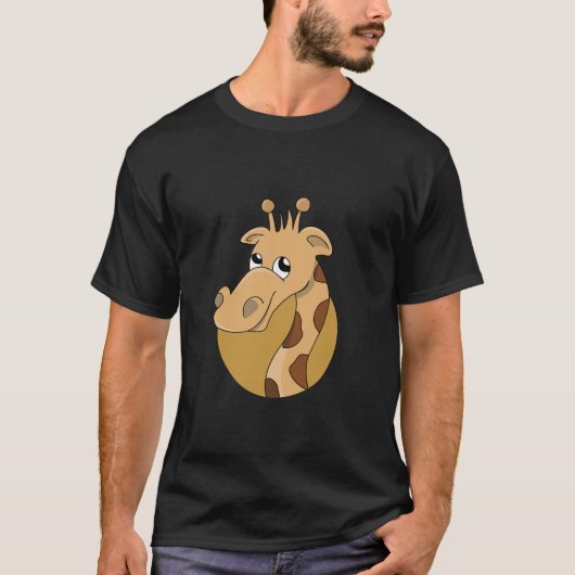 Giraffe Cartoon T-Shirt (Vorderseite)