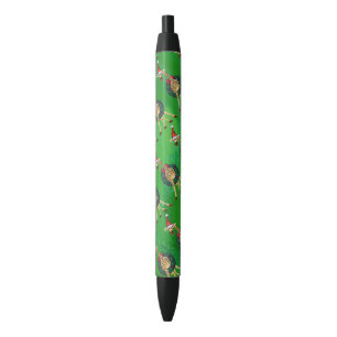Giraffe Christmas Black Ink Pen Kugelschreiber