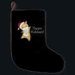 Giraffe Christmas Giraffes Winter Animals Adult Cl Kleiner Weihnachtsstrumpf<br><div class="desc">Die Giraffe zu Weihnachten mit Feenlicht. Hübsche Tiere mit Geschenken und Schnee zu den Ferien. Auch lustig für Weihnachten im Juli. Giraffen sind süße Tiere und perfekt zu Weihnachten.</div>