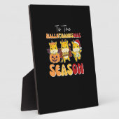 Giraffe Christmas Halloween Tis The Hallothanksmas Fotoplatte (Seite)