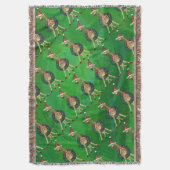Giraffe Christmas Throw Blanket Decke (Vorderseite Vertikal)