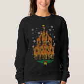 Giraffe Christmas Tree Animal Xmas Women Men Sweatshirt (Vorderseite)