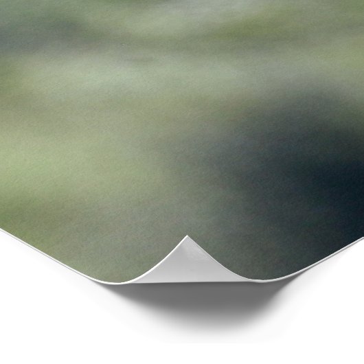 Giraffe Closeup Poster (Ecke)