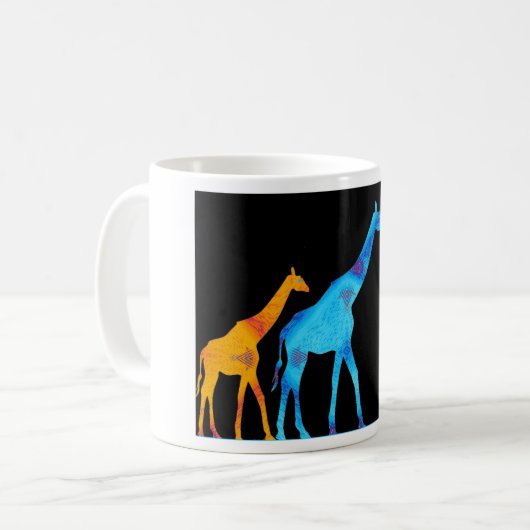 Giraffe Coffee Tasse (Vorderseite Links)
