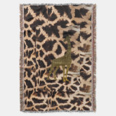 Giraffe Collage Art Safari Decke (Vorderseite Vertikal)