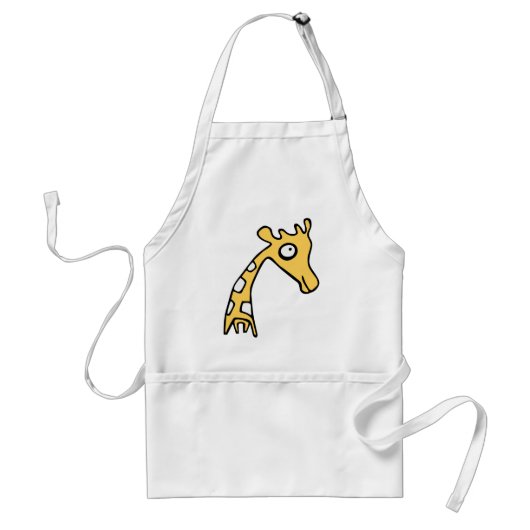 Giraffe coole Abbildung Schürze (Vorne)