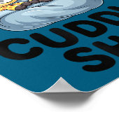 Giraffe Couple Cute Love This Is Our Cuddle  Poster (Ecke)