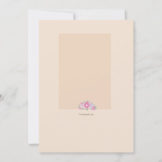 Giraffe Couples Kinderdusche Einladung (Rückseite)