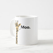 Giraffe Cow Funny Mug Kaffeetasse (Vorderseite Links)