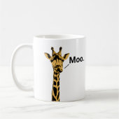 Giraffe Cow Funny Mug Kaffeetasse (Links)