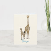 Giraffe Dankeskarte (Vorderseite)