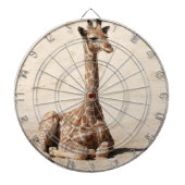 Giraffe Dartboard Dartscheibe (vorne)