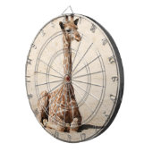 Giraffe Dartboard Dartscheibe (Vorderseite rechts)