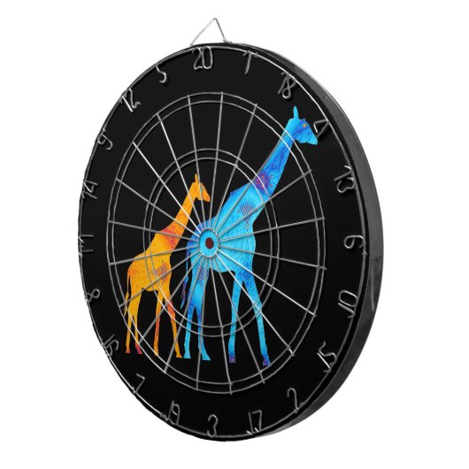 Giraffe Dartscheibe (Vorderseite rechts)