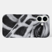 Giraffe Das Auge Case-Mate iPhone Hülle (Rückseite (Horizontal))