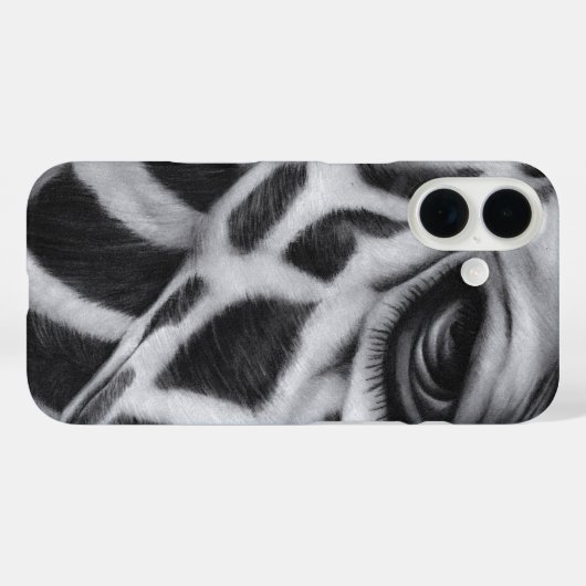 Giraffe Das Auge Case-Mate iPhone Hülle (Rückseite (Horizontal))