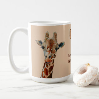 Giraffe das Safari Tier Aquarell  Kaffeetasse