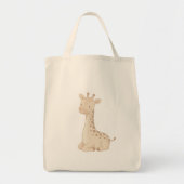 Giraffe & Deer Tote Bag  Tragetasche (Vorne)