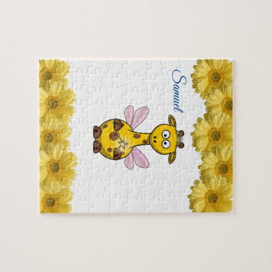 Giraffe Dekorative Jigsaw Puzzle (Horizontal)