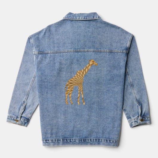 Giraffe Denim Jacket Jeansjacke (Rückseite)