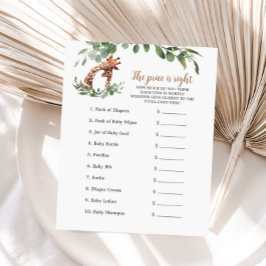 Giraffe Der Preis ist das richtige Spiel