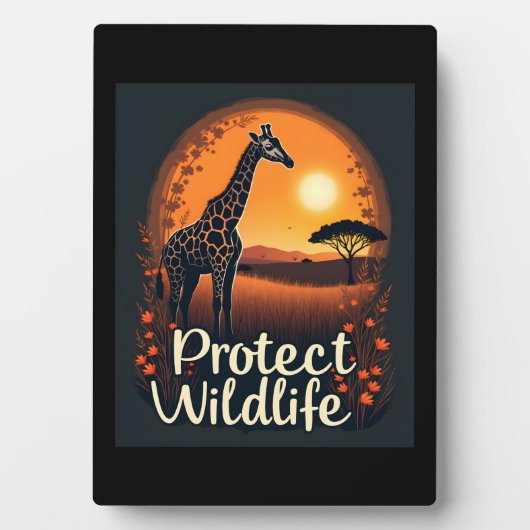 Giraffe der Savanne Tank Top Fotoplatte (Vorderseite)