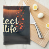 Giraffe der Savanne Tank Top Geschirrtuch (Viertel Falte)