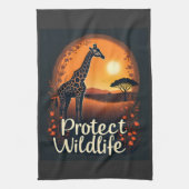 Giraffe der Savanne Tank Top Geschirrtuch (Vertikal)