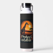 Giraffe der Savanne Tank Top Trinkflasche (Vorne)
