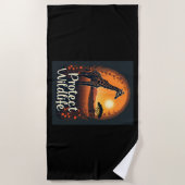 Giraffe der Spitzengruppe der Savanna Strandtuch (Vorderseite)