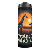 Giraffe der Spitzengruppe der Savanna Thermosbecher (Vorderseite)