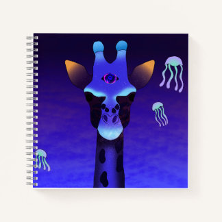 Giraffe der unendlichen Wahrnehmung Notizblock
