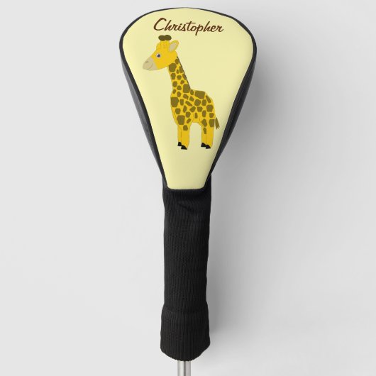 Giraffe Design Golf Headcover (Vorderseite)