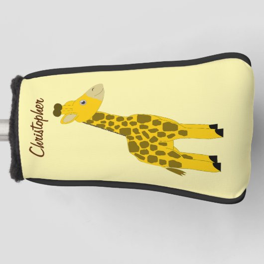 Giraffe Design Golf Headcover (Vorderseite)