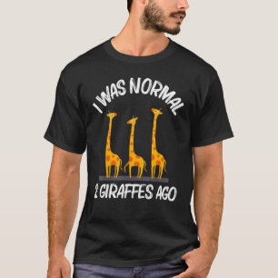 Giraffe-Designs für Männer Frauen Safari Wildtiere T-Shirt