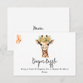 GIRAFFE DIAPER RAFFLE (Vorne/Hinten)
