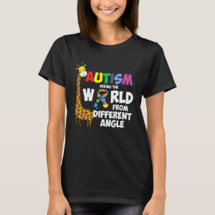 Giraffe, die Welt aus einem anderen Blickwinkel zu T-Shirt