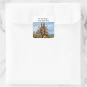 Giraffe "Dieses Buch gehört" Aufkleber (Tasche)
