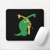 Giraffe Dinosaur Hug Liebe Dino Animals Safari Hal Mousepad (Mit Mouse)