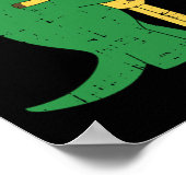 Giraffe Dinosaur Hug Liebe Dino Animals Safari Hal Poster (Ecke)