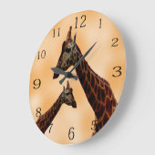 Giraffe doppelte Schwierigkeit,   Große Wanduhr (Winkel)