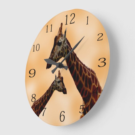 Giraffe doppelte Schwierigkeit,   Große Wanduhr (Winkel)