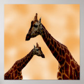 Giraffe doppelte Schwierigkeit, Poster (Vorne)