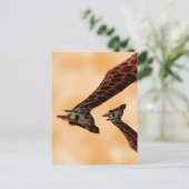Giraffe doppelte Schwierigkeit, Postkarte (Stehend Vorderseite)